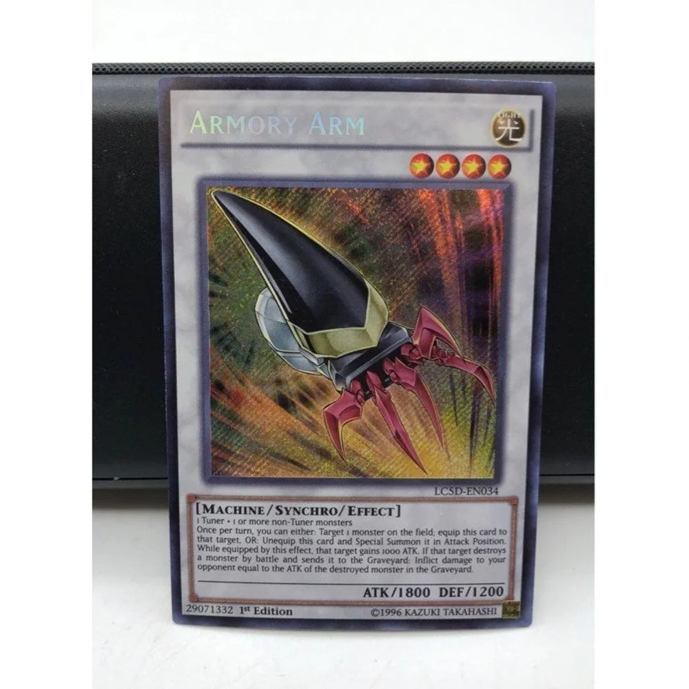 Yugioh Armory Arm LC5D-EN034 1st Edition Secret Rare Legendary 5Ds NM Condition